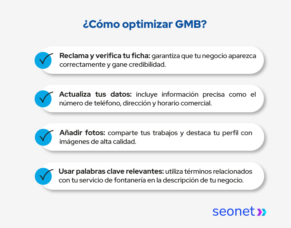 google my business para fontaneros