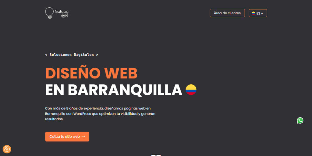 gulupa digital agencia de diseño web en barranquilla