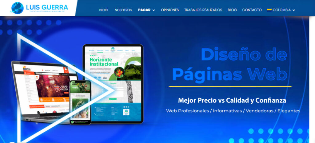 luis guerra agencia de diseño web en bogota