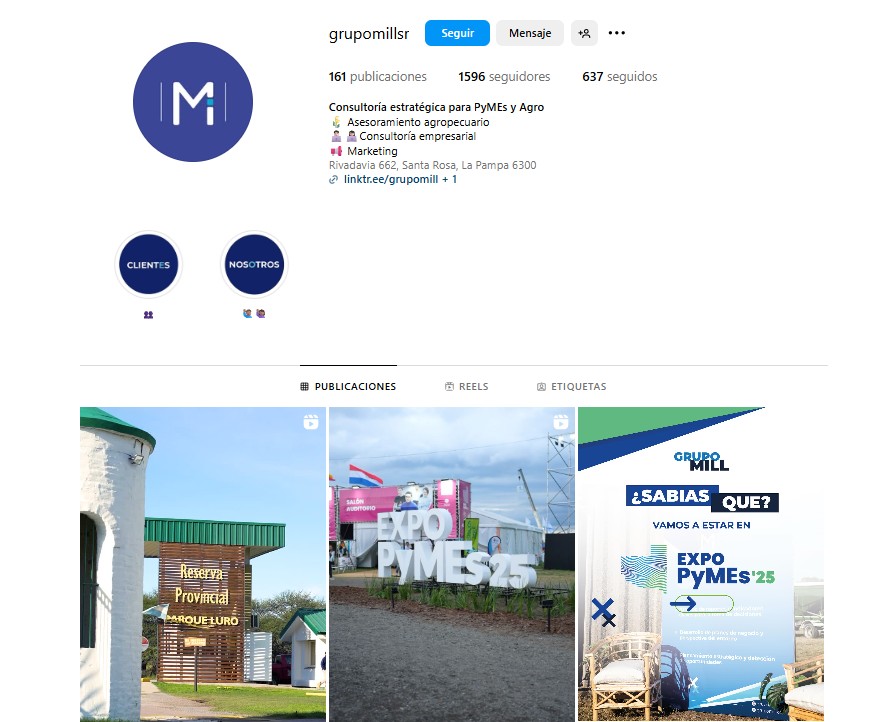 rede sociales instagram consultora