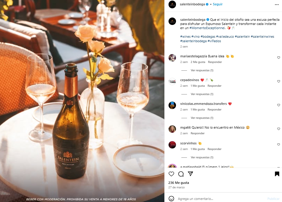 redes sociales bodega