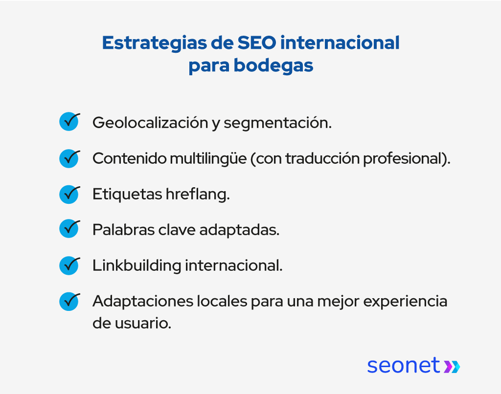seo internacional bodegas