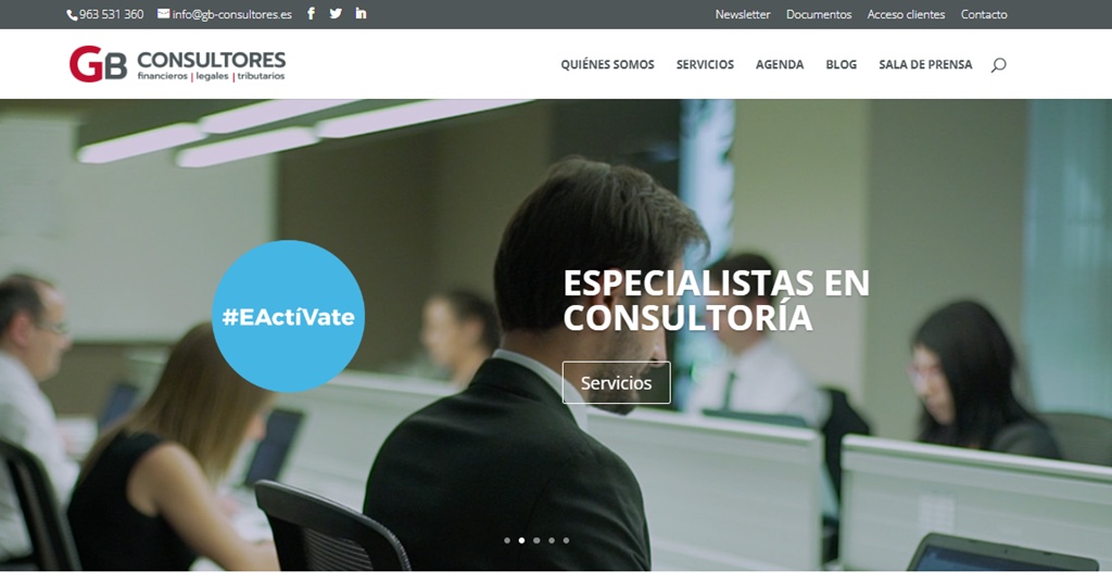 sitio web consultora