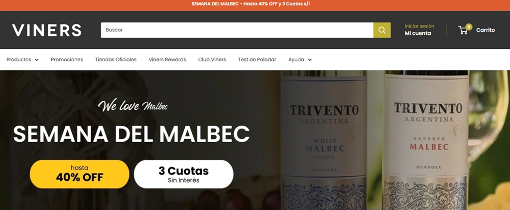 tienda en linea tienda de vinos