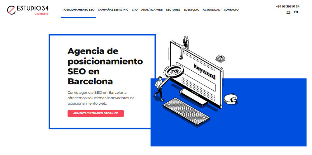 estudio 34 agencia seo en barcelona