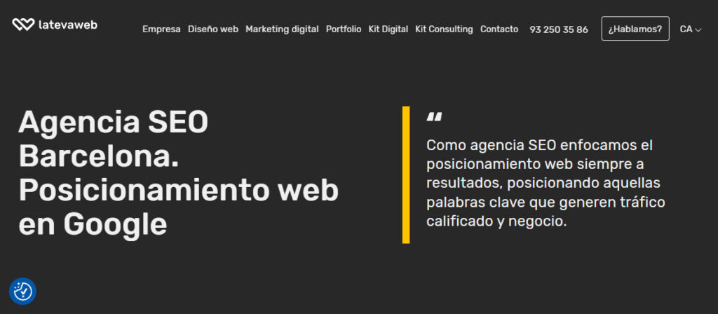 latevaweb agencia seo en barcelona