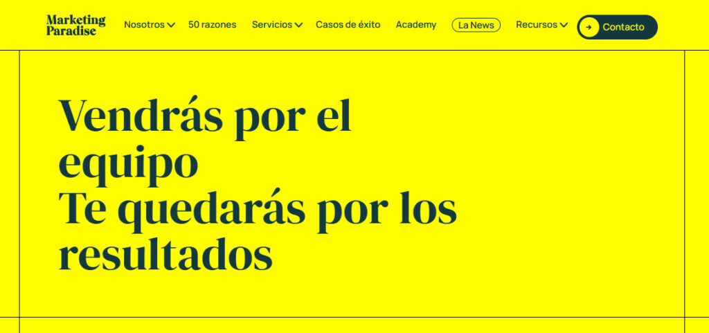 marketiing paradise agencia seo en madrid