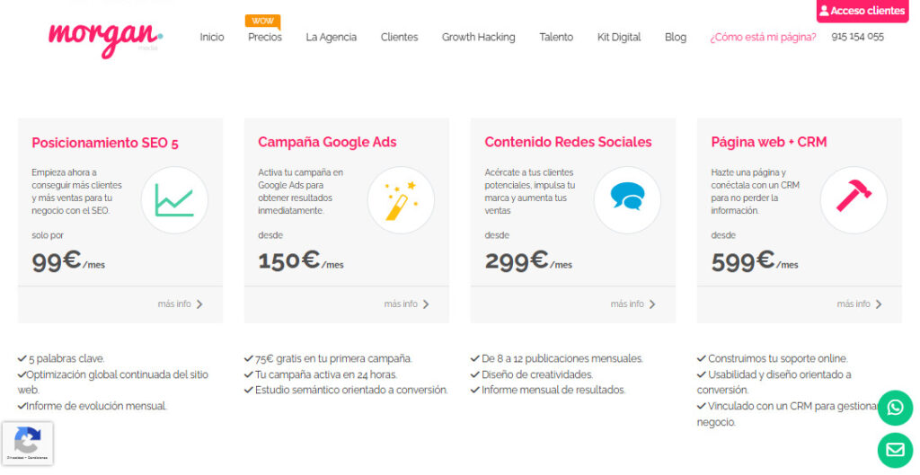 morgan media agencia seo en madrid