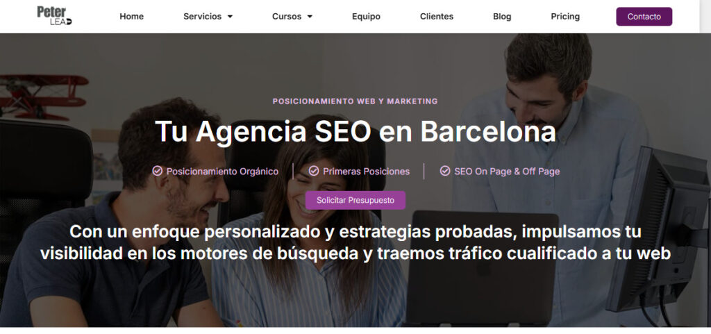 peter lead agencia seo en barcelona