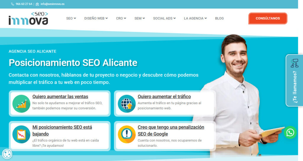 seo innova agencia seo en alicante