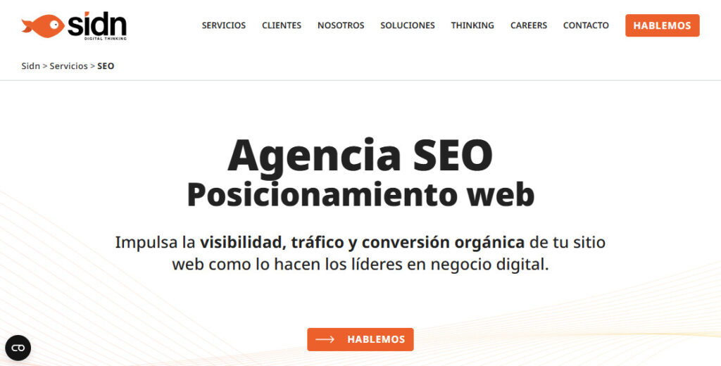 sidn agencia seo en madrid