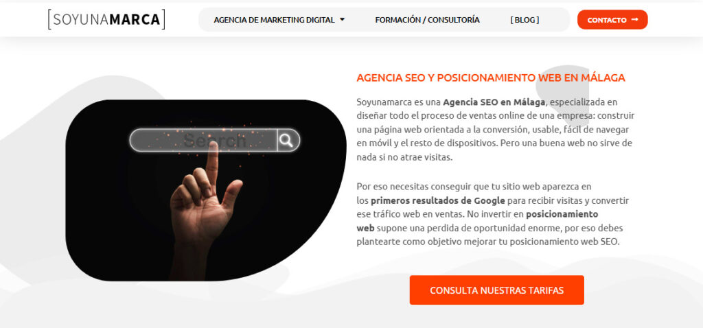 soyunamarca agencia seo en malaga