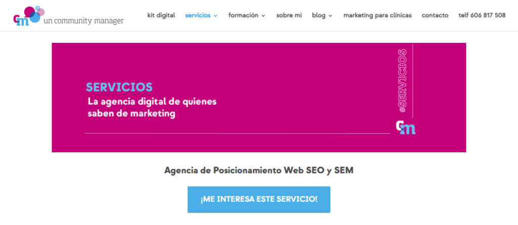 un community manager agencia seo en valencia