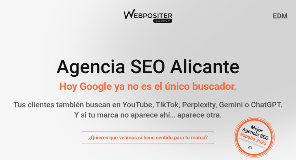 webpositer agencia seo en alicante