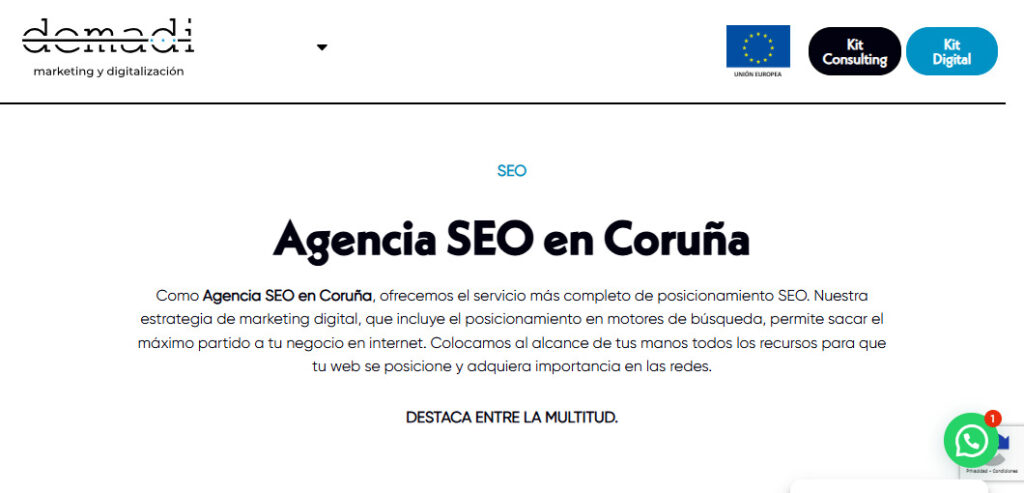 demadi agencia seo en coruna