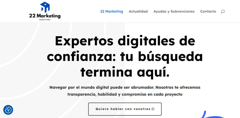 22 marketing agencia seo en cadiz