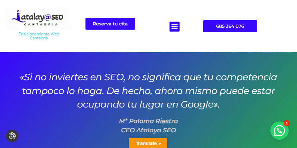 atalaya seo agencia seo en cantabria