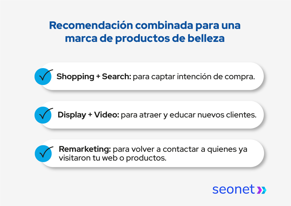 campañas combinadas productos de belleza
