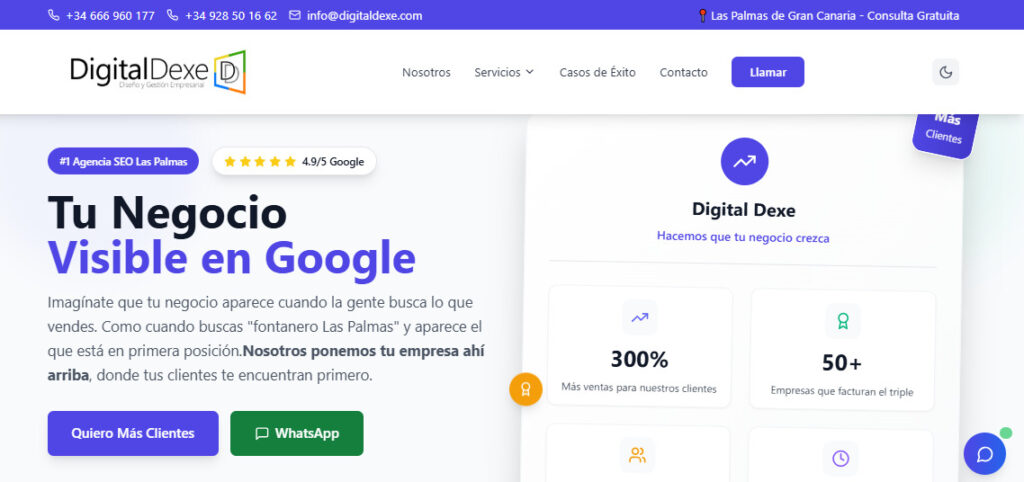 digital dexe agencia seo en las palmas