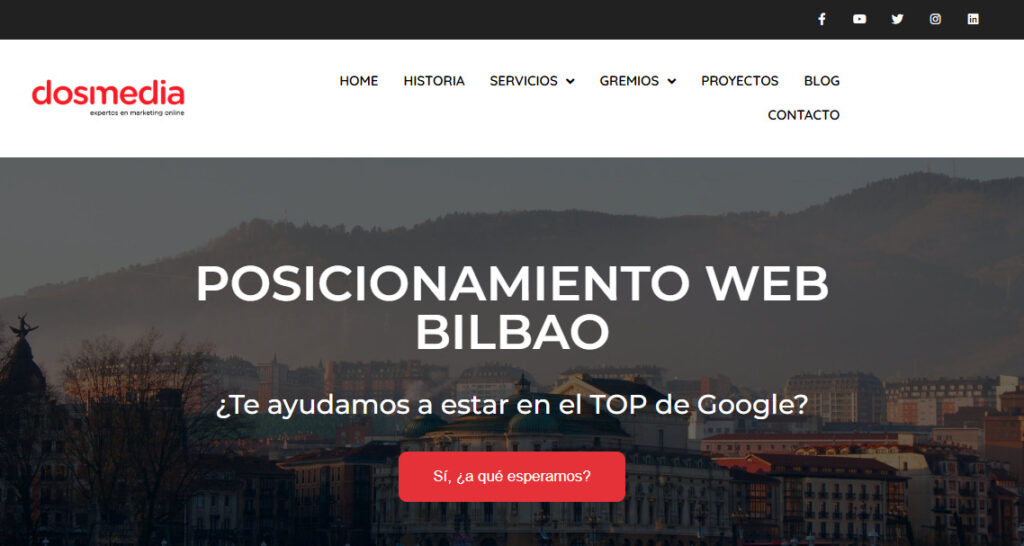 dosmedia agencia seo en bilbao