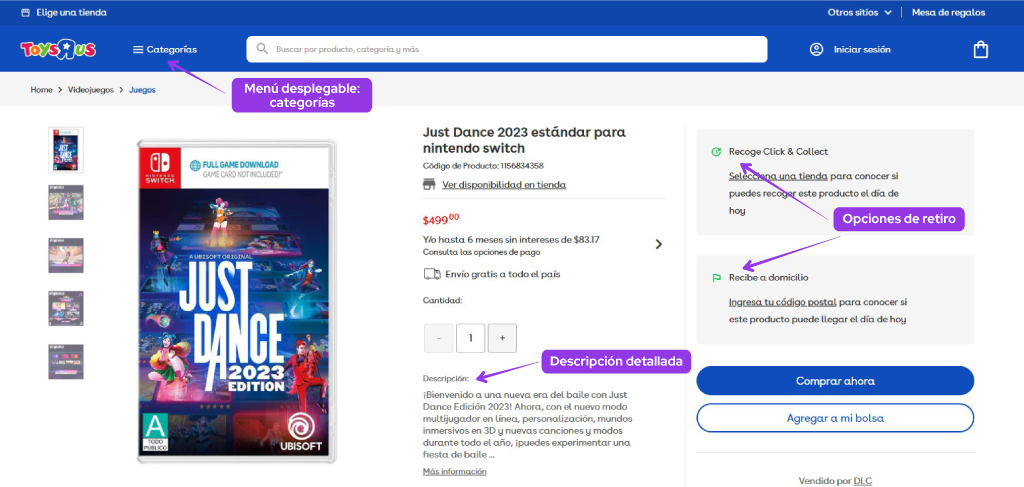 ecommerce jugueteria