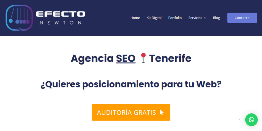 efecto newton agencia seo en tenerife