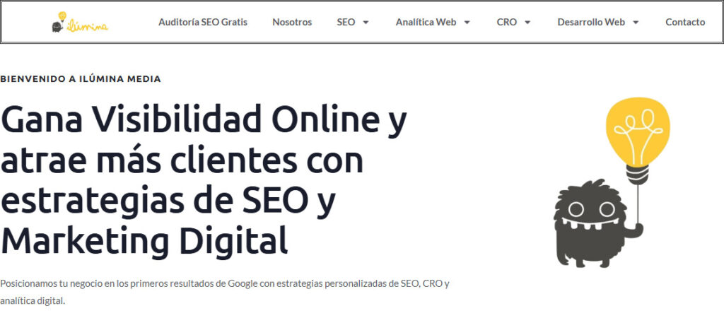 ilumina media agencia seo en pontevedra