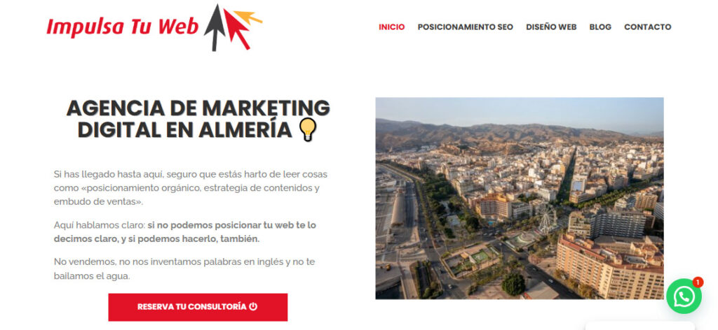 impulsa tu web agencia seo en almeria