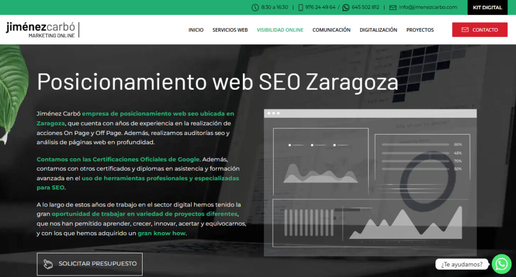 jimenez carbo agencia seo en zaragoza