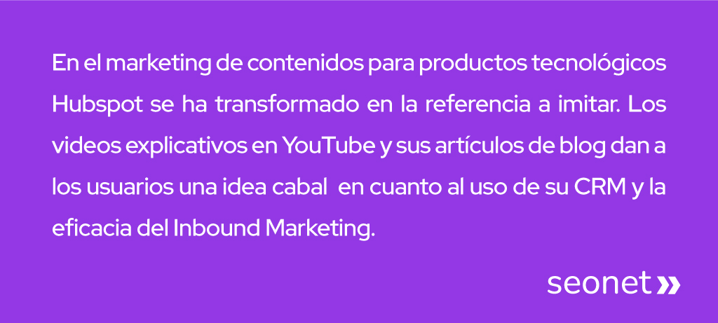 marketing de contenidos hubspot