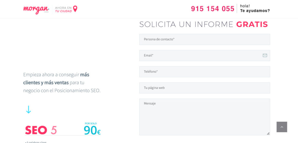 morgan media agencia seo en zaragoza