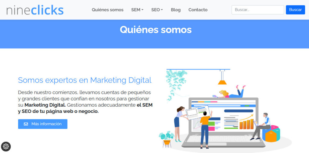 nine clicks agencia seo en gijon