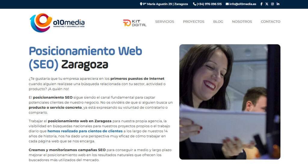o10media agencia seo en zaragoza