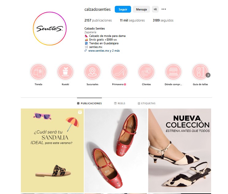 redes sociales marketing para zapatos