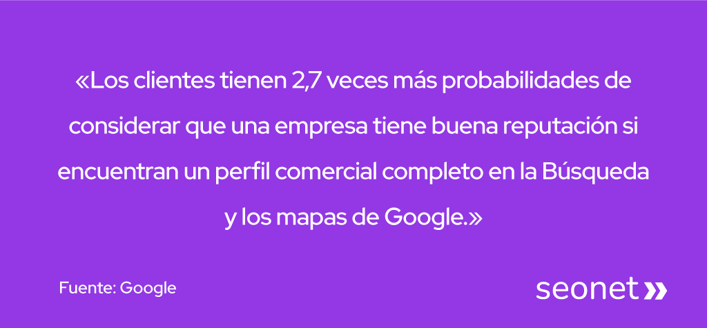 seo local ficha de google