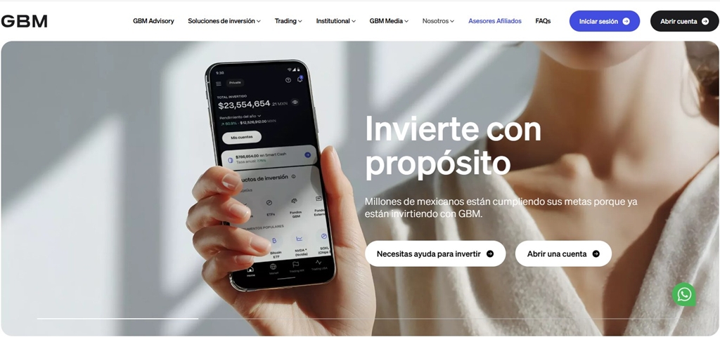 sitio web marketing bursatil