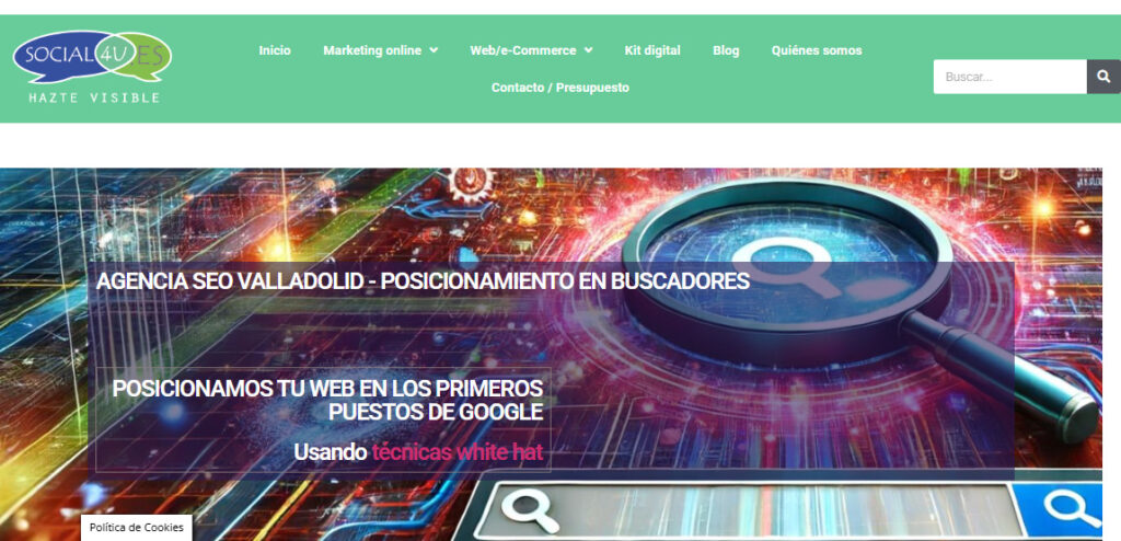 social 4u agencia seo en valladolid