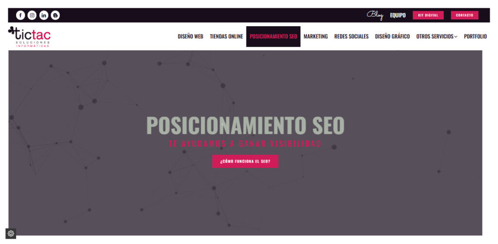 tictac soluciones in formaticas agencia seo en valladolid