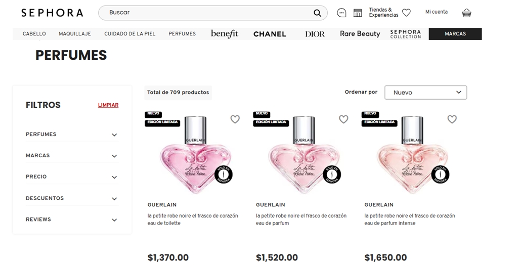 tienda en linea perfumes