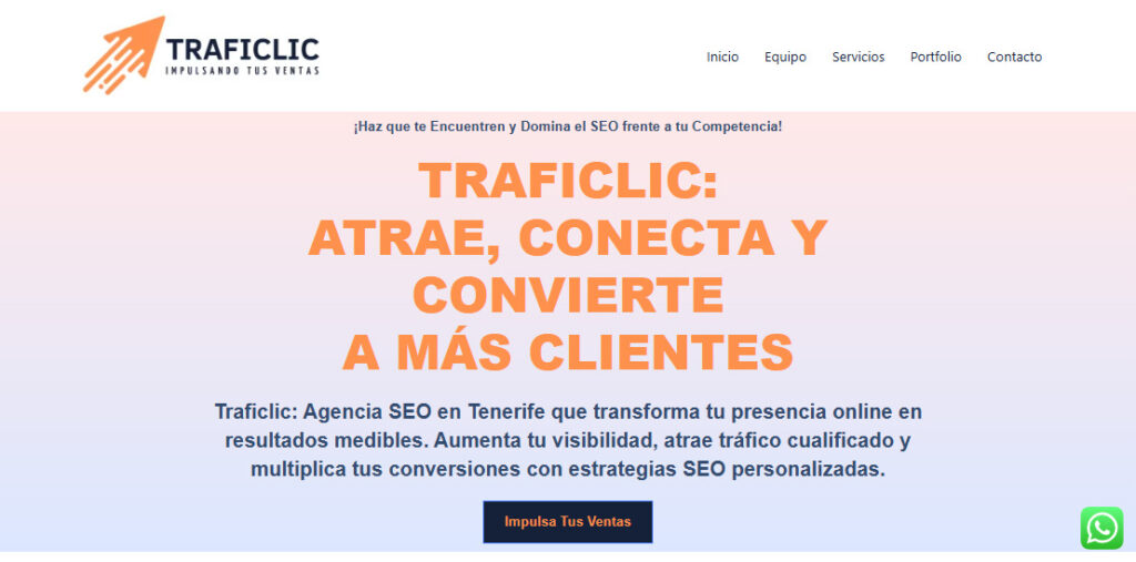 traficlic agencia seo en tenerife