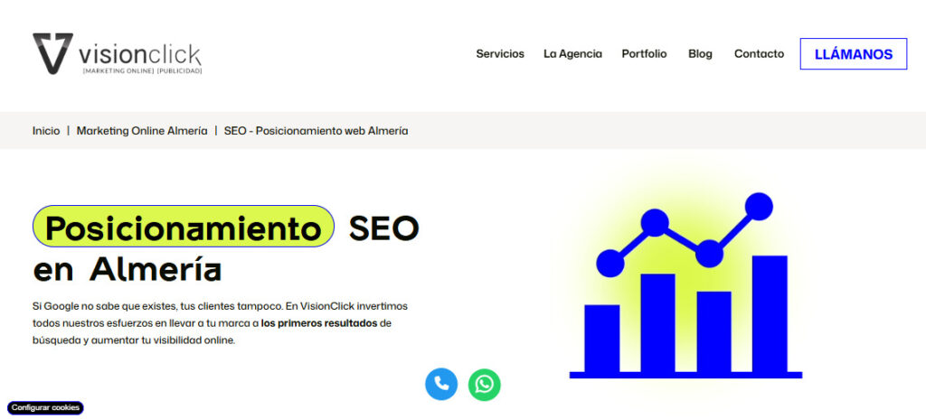 visionclick agencia seo en almeria