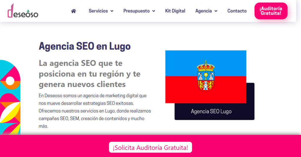 deseoso agencia seo en lugo