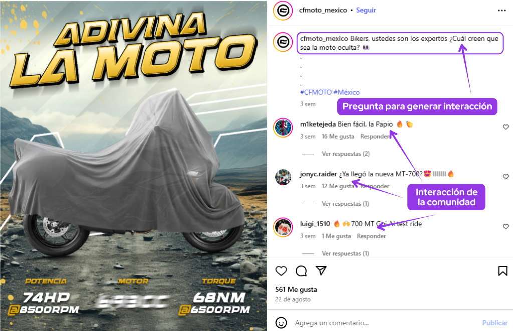 redes sociales generar comentarios