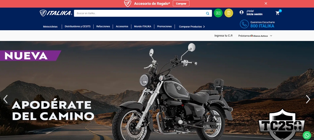 sitio web agencia de motos