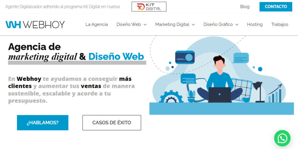 webhoy agencia seo en huelva